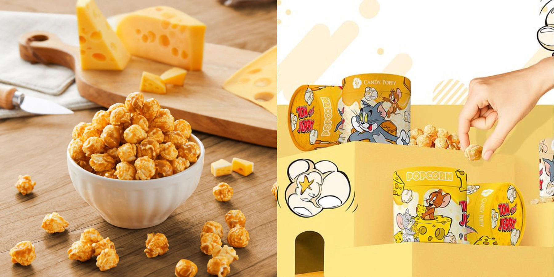 【買一送一】湯姆貓與傑利鼠﻿ X CandyPoppy 人氣口味爆米花桶限量開賣！