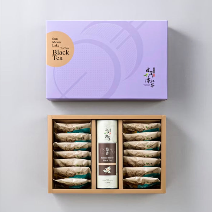 【魚池鄉農會】悠香柚花禮盒（悠香紅茶30g+阿薩姆小茶餅14片）Pomelo Flavor Black Tea 30g + Assam Tea Cookie 14pcs