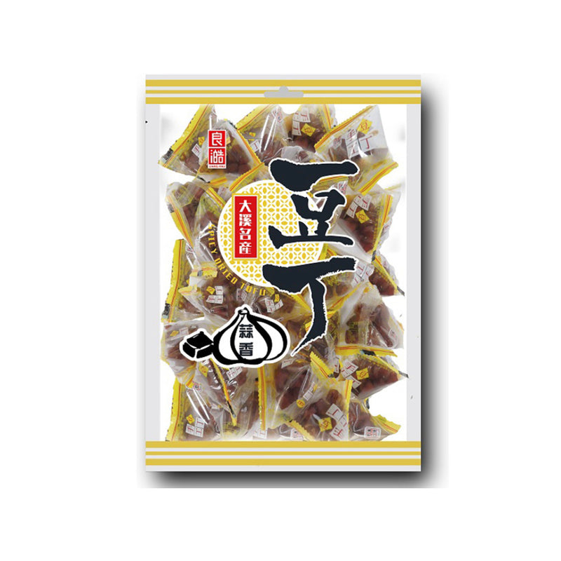 【良澔食品】大溪名產豆丁 蒜香口味（五辛素）Spicy Dried Tofu Garlic Flavor 220g