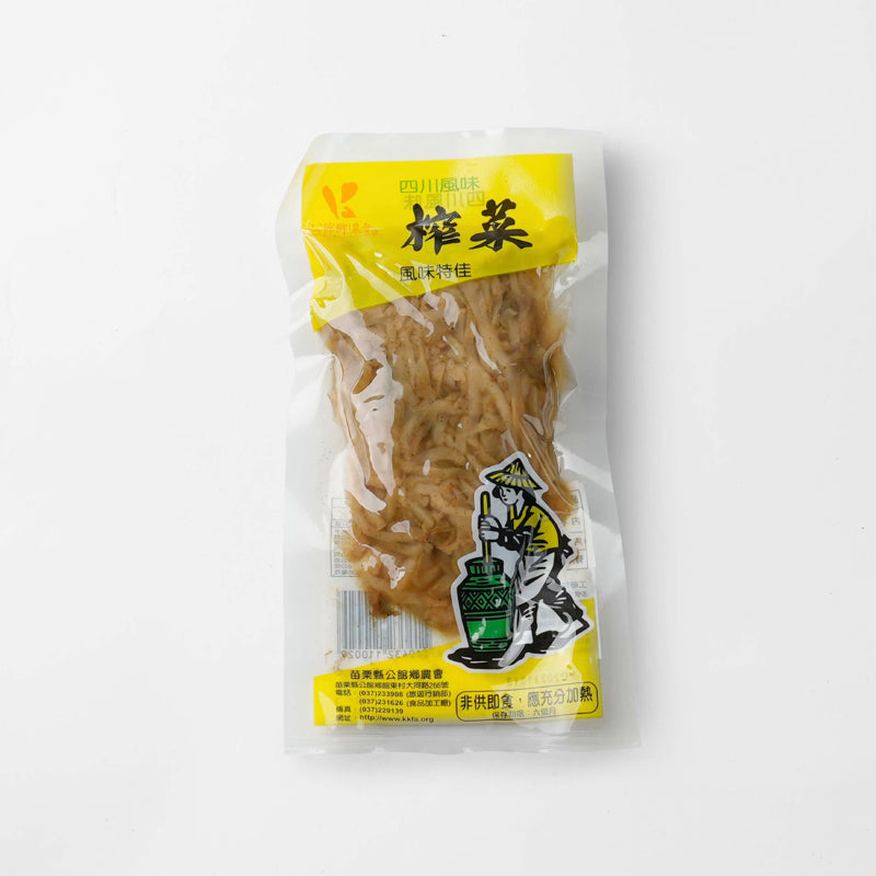 【公館鄉農會】切片榨菜 Spicy Pickled Mustard Greens 150g