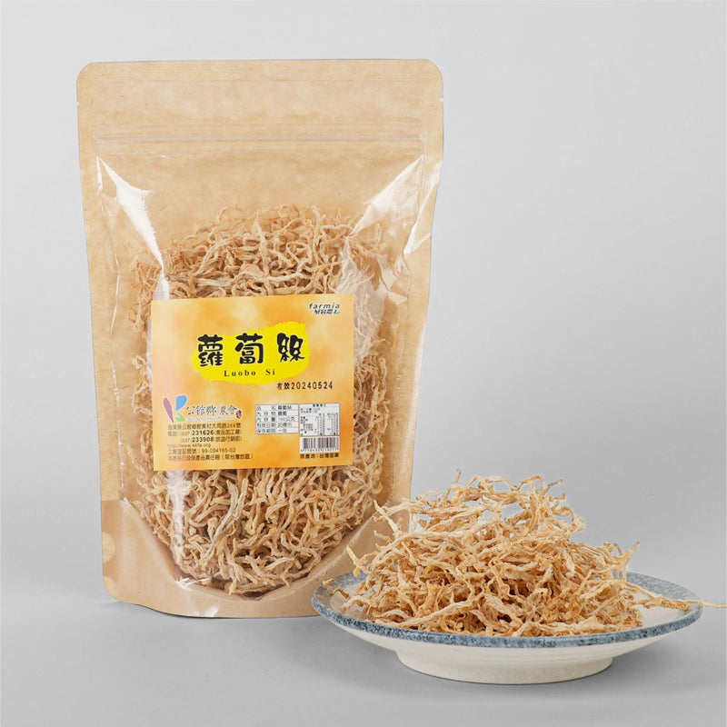 【公館鄉農會】蘿蔔絲 Dried Radish Shreds 100g