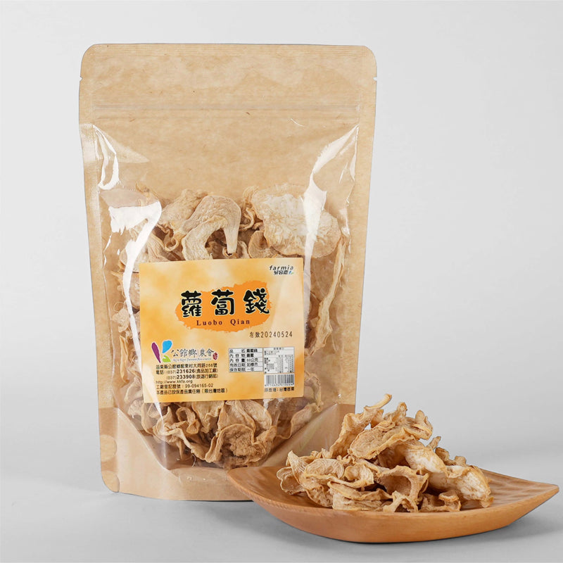 【公館鄉農會】蘿蔔錢 Dried Radish Slices 60g