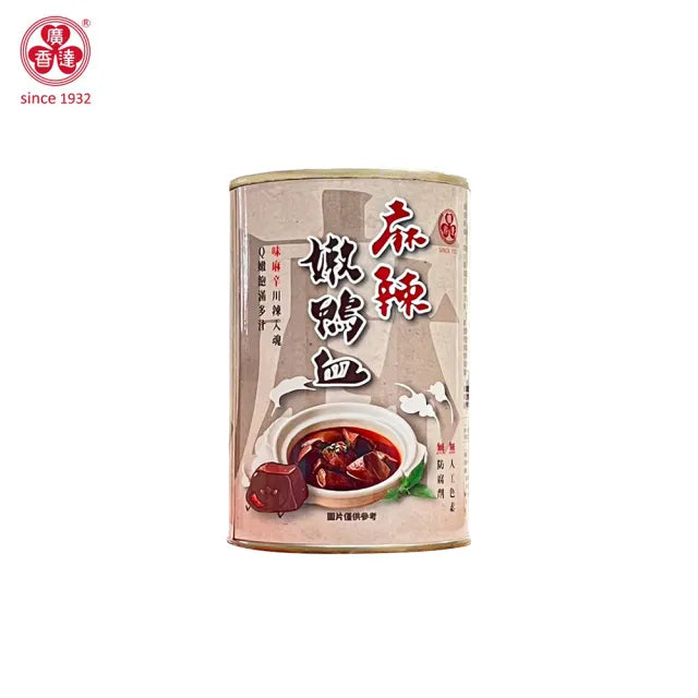 【廣達香】麻辣嫩鴨血 450g（效期2028.04.28）