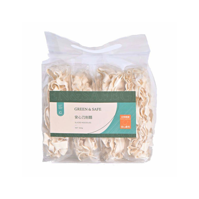 【GREEN & SAFE】安心刀削麵 Sliced Noodles 320g