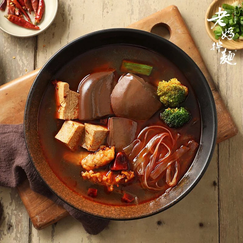 【老媽拌麵】麻辣鴨血包 100%純鴨血 Sichuan Spicy Duck Blood 500g（效期2027.02.13之後）