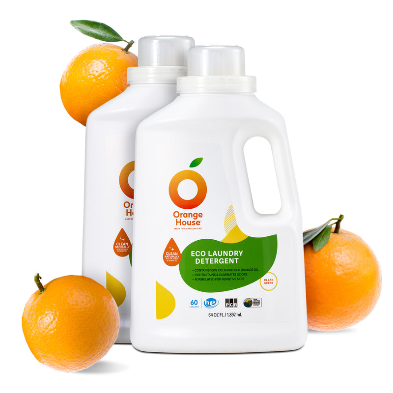 【橘子工坊】天然濃縮洗淨病毒酵素洗衣精 買一送一 Liquid Laundry Detergent 1892ml x2 Promotion