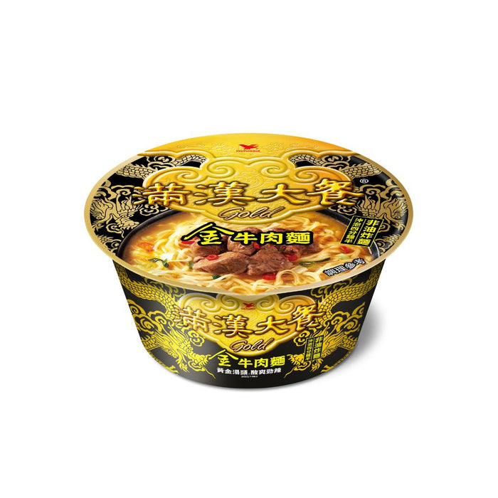 泡麵天花板【統一】滿漢大餐 金牛肉麵 Gold Beef Noodle Soup 200g