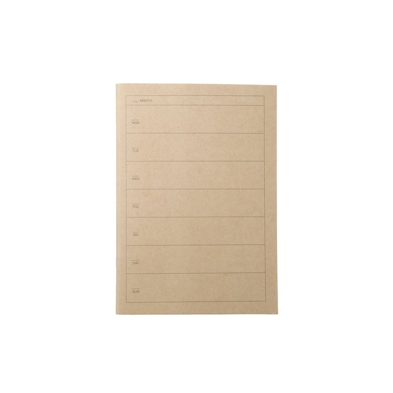 【無印良品】週間筆記本 32張 A5 Recycled Paper Weekly Planner