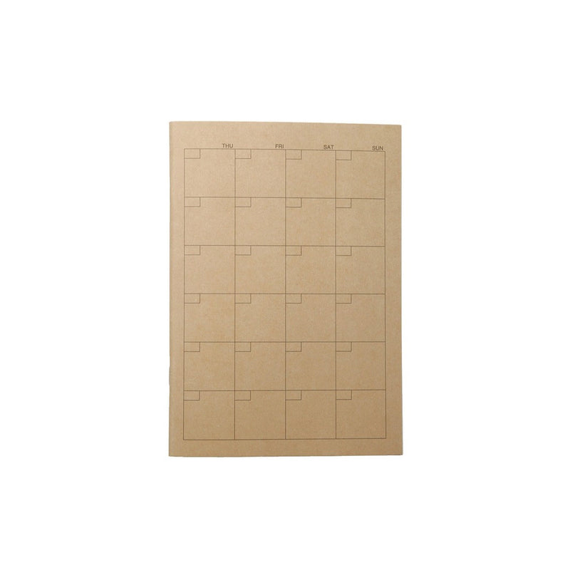 【無印良品】月間筆記本 32張 A5 Recycled Paper Monthly Planner