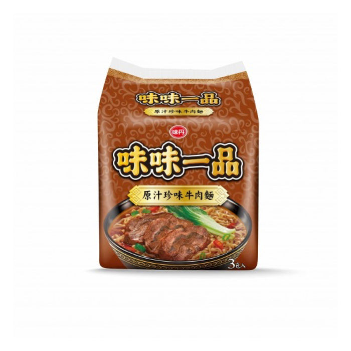 【味丹】味味一品 原汁珍味牛肉麵 Original Beef Instant Noodles 185gx3