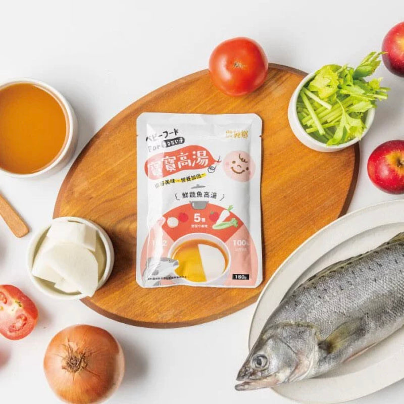 【農純鄉】寶寶高湯：鮮蔬魚高湯  150g 4入/ 盒