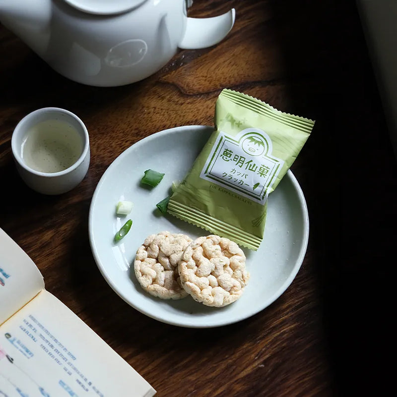 【蝦米工坊】河童仙菓：蔥明仙菓分享包（15入裝）The Green Onion Kappa Crackers Travel Size 75g