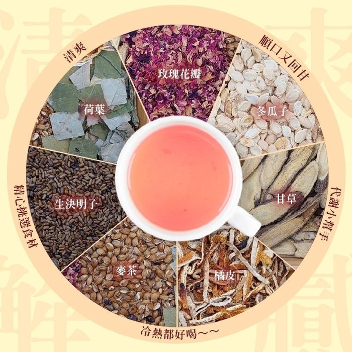 【和春堂】玫瑰荷葉茶包 Rose Lotus Leaf Tea Bag 70g