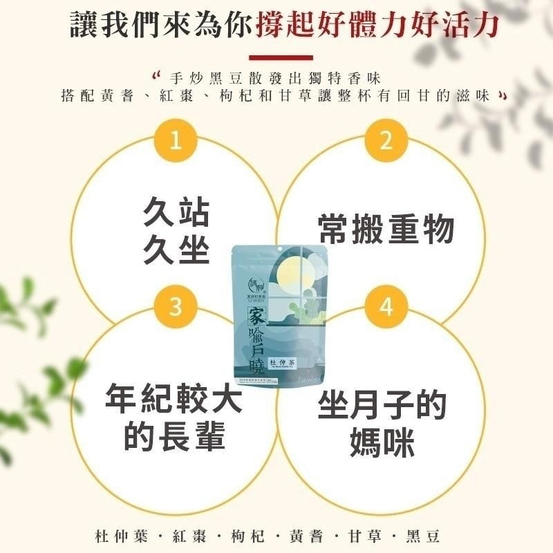 【和春堂】給你杜仲茶 Duzhang Healthy Tea Bag 100g