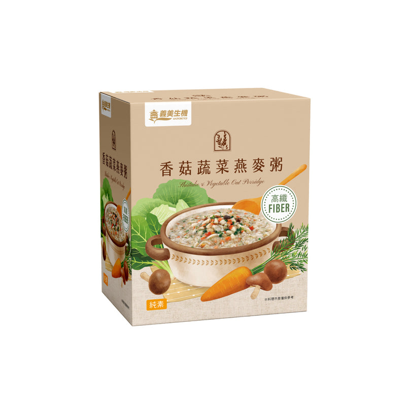 【義美生機】香菇蔬菜燕麥粥 Mushroom & Veggie Oatmeal 250g