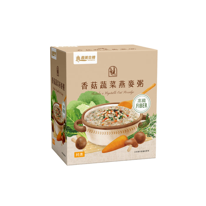 【義美生機】香菇蔬菜燕麥粥 Mushroom & Veggie Oatmeal 250g