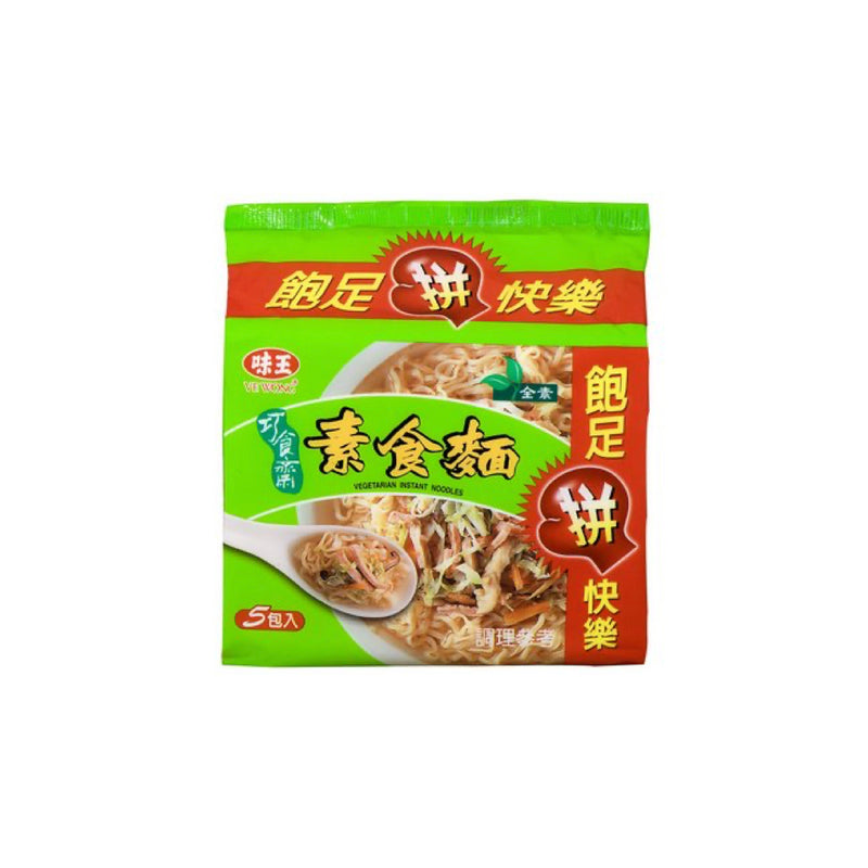 【味王】巧食齋 素食麵 Vegetarian Instant Noodle 5pcs 410g