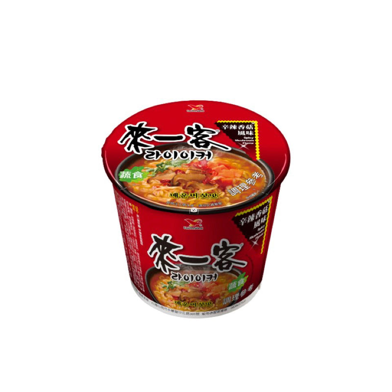 【統一】來一客 辛辣香菇風味杯麵 Spicy Mushroom Flavor Instant Noodle Soup Cup 69g