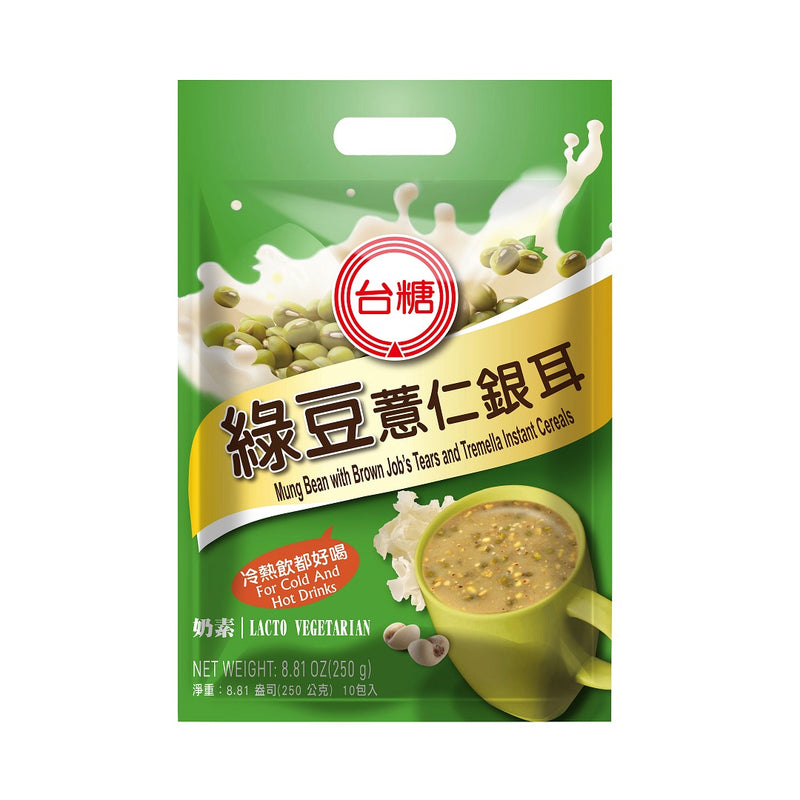 【台糖】綠豆薏仁銀耳 10入/ 袋 Mung Bean with Brown Job's Tear and Tremella Instant Cereals 250g