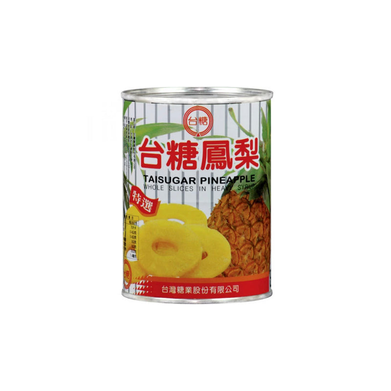 【台糖】鳳梨罐頭 Pineapple Whole Slices in Heavy Syrup 565g