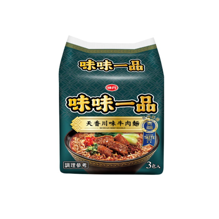 【味味一品】天香川味牛肉麵 Spicy Beef Instant Noodles 176gx3