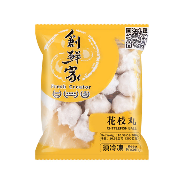 【冷凍配送】花枝丸 Cuttlefish Ball 300g（冷凍品項滿 $350 免運）