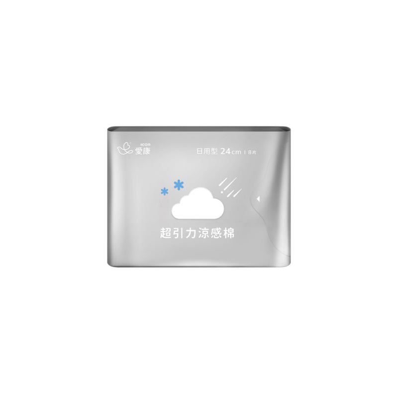 【愛康】超引力涼感棉 日用型 24cm 8片