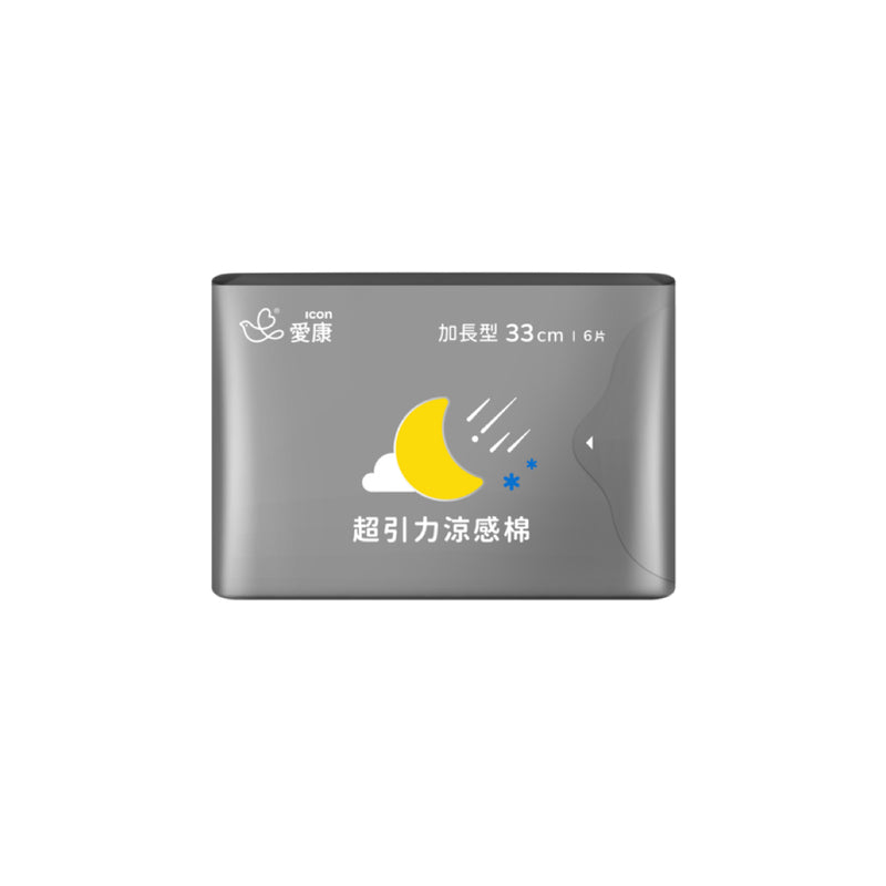【愛康】超引力涼感棉 加長型 33cm 6片