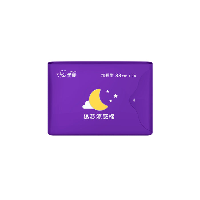【愛康】透芯涼感棉 加長型 33cm 6片