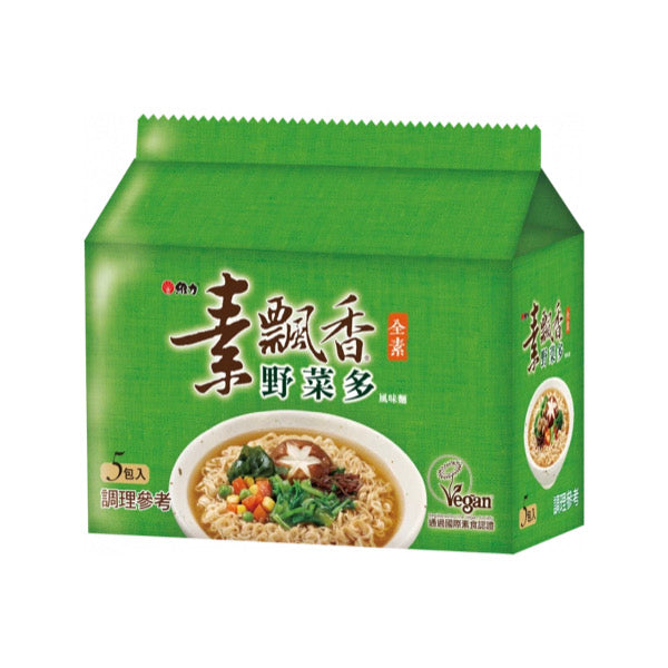 ♠︎ 素食蔬食的最佳選擇 ♤【維力】素飄香系列：野菜多風味麵 5入/ 袋 ♠︎