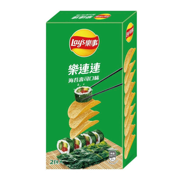 台灣【樂事】樂連連海苔壽司口味洋芋片 166g