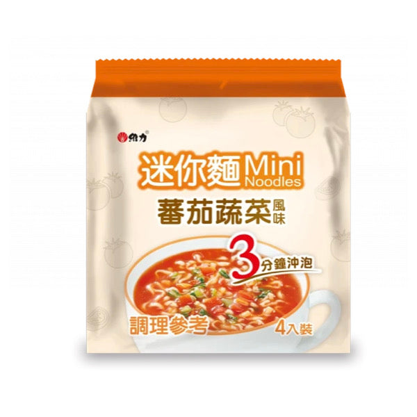 ♠︎ 宵夜午茶不罪惡 ♤【維力】迷你麵系列：蕃茄蔬菜風味麵 4入/ 袋 ♠︎