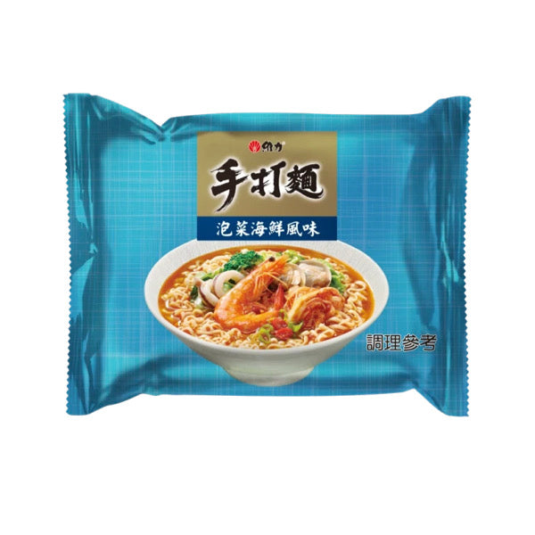 ♠︎ 手工製麵Ｑ彈帶勁 ♤【維力】手打麵系列：泡菜海鮮風味 5入/ 袋 ♠︎