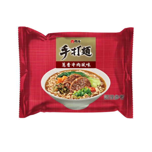 ♠︎ 手工製麵Ｑ彈帶勁 ♤【維力】手打麵系列：蔥香牛肉風味 5入/ 袋 ♠︎