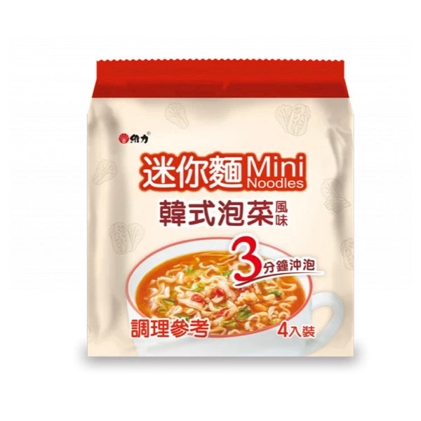 ♠︎ 宵夜午茶不罪惡 ♤【維力】迷你麵系列：韓式泡菜風味麵 4入/ 袋 ♠︎
