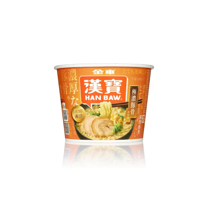 【金車漢寶】極濃豚骨風味麵 Thick Pork Flavor Instant Noodle Soup 124g