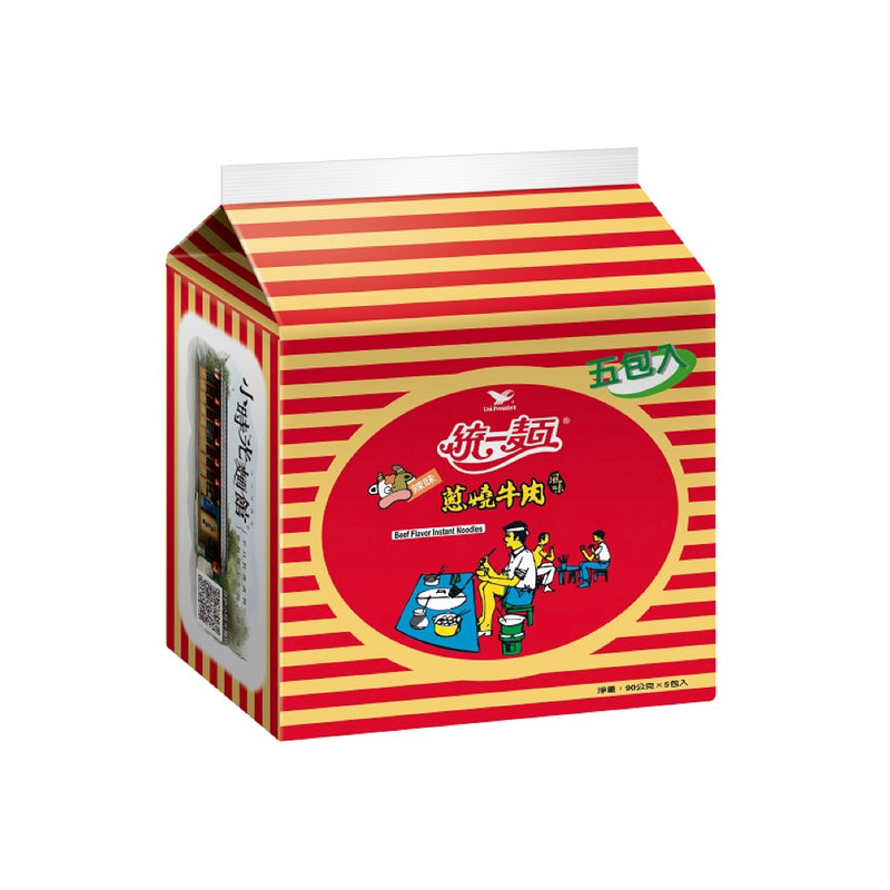 【統一麵】蔥燒牛肉風味 Beef Flavor Instant Noodles 450g