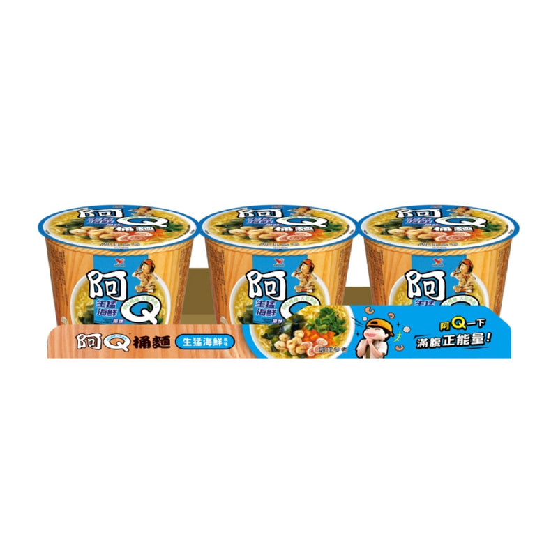 【阿Q桶麵】生猛海鮮風味 Seafood Flavor Instant Noodle Cup Soup 294g