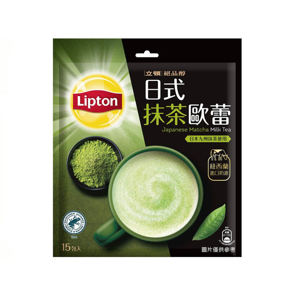 【立頓】抹茶歐蕾 絕品醇日式 15入/ 袋