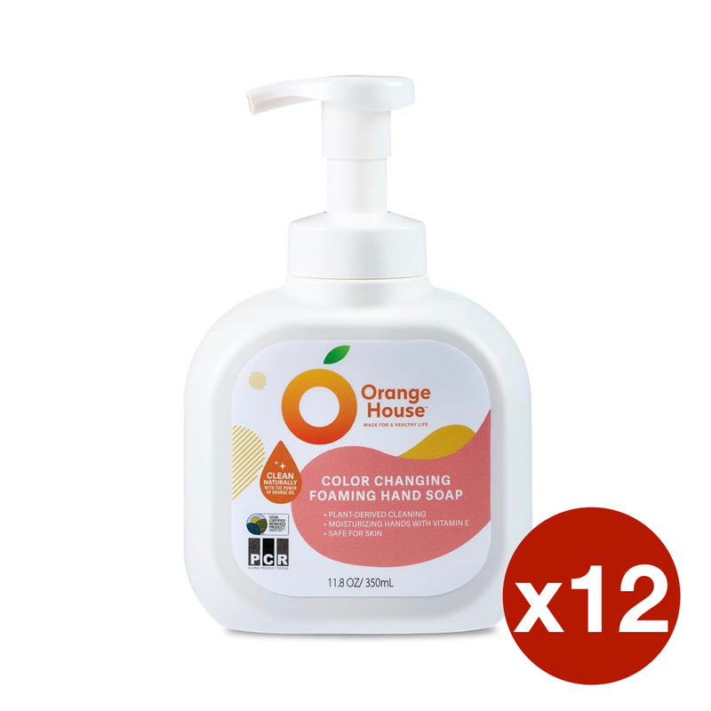 【橘子工坊】變色泡泡洗手慕斯 Color Changing Foaming Hand Soap 350ml x12pcs