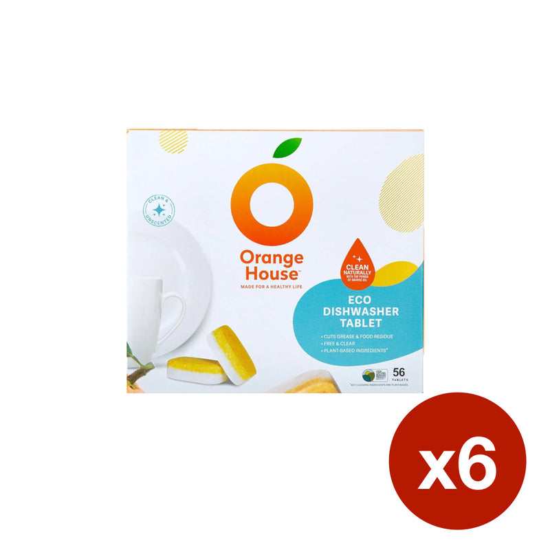 【橘子工坊】洗碗錠 Eco Dishwaher Tablet 56loads x6