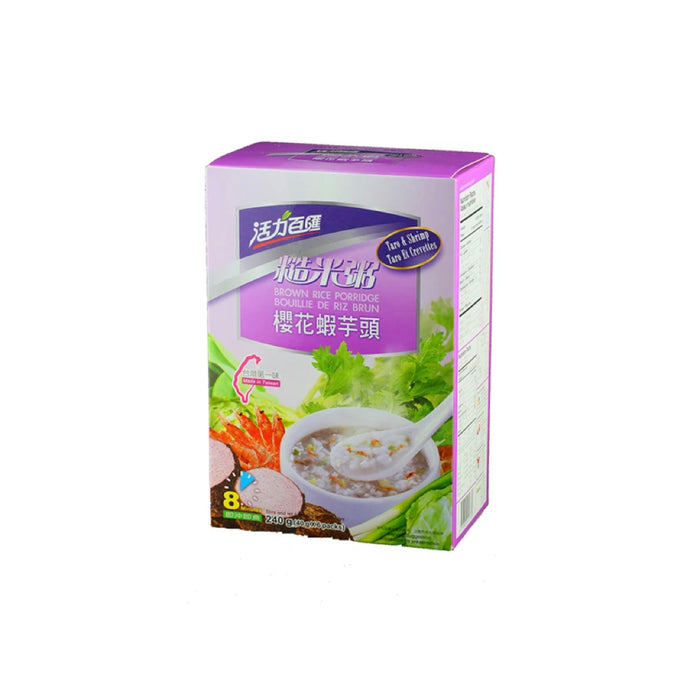 【活力百匯】櫻花蝦芋頭糙米粥 Taro & Shrimp Brown Rice Porridge 240g