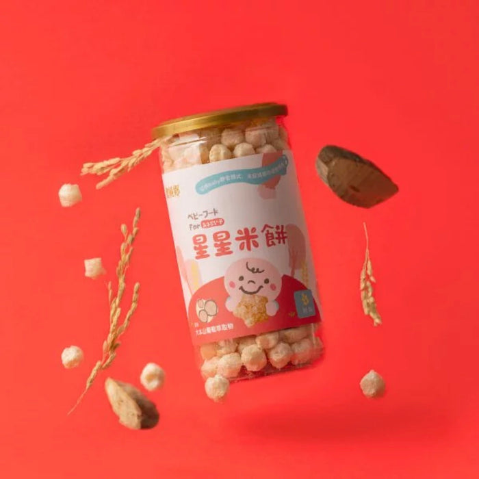 【農純鄉】寶寶米餅 原味星星米餅 40g