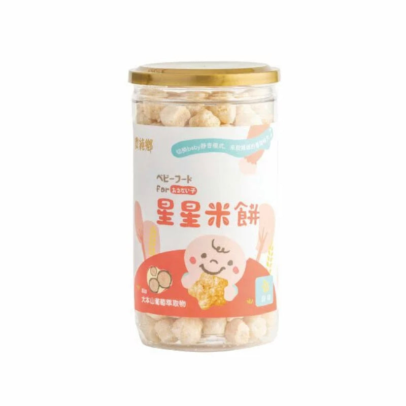 【農純鄉】寶寶米餅 原味星星米餅 40g