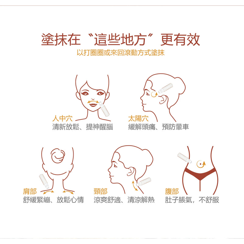 【金牌 帝寶】安定檀香精油滾珠瓶 Sandalwood Yi Tiao Gen Essential Oil Roller 10ml