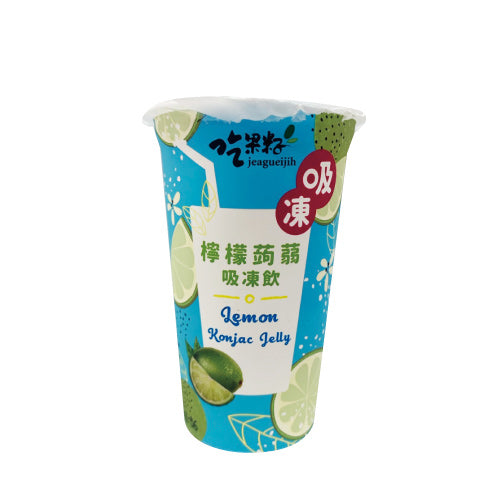 【吃果籽】檸檬蒟蒻吸凍飲 220g/ 杯
