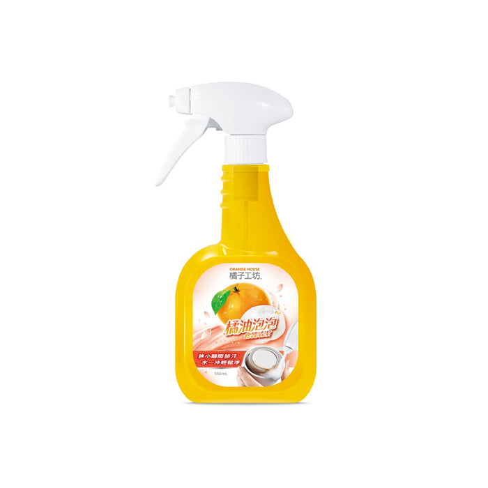 【橘子工坊】橘油泡泡食器清潔 550ml