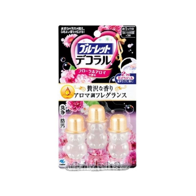 【小林製藥】馬桶消臭花瓣香氛凝膠：精油花香 三入