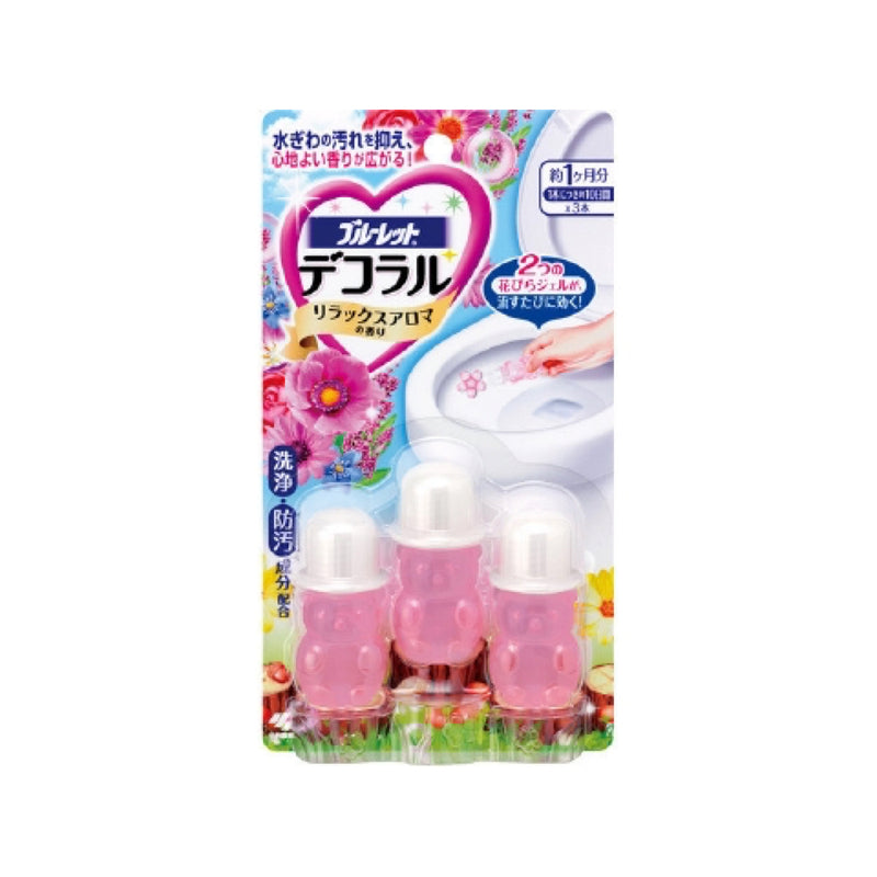 【小林製藥】馬桶消臭花瓣香氛凝膠：百花香 三入