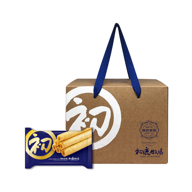 ★ / 中秋預購七五折 / 九月中或提前發貨【初鹿牧場】優格蛋捲五包/ 盒（無提袋）★ 折扣碼 PREORDER ★